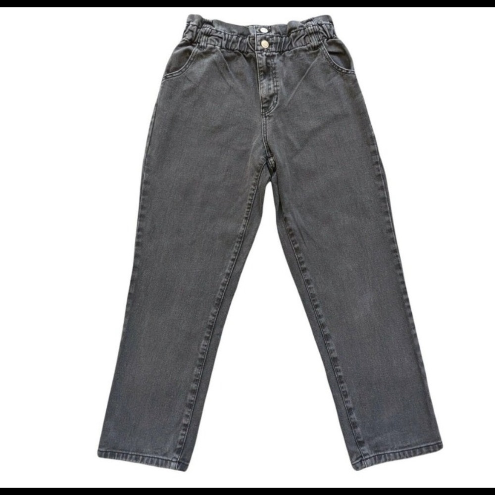 PacSun women’s gray paper bag waist mom jeans Sz 0
